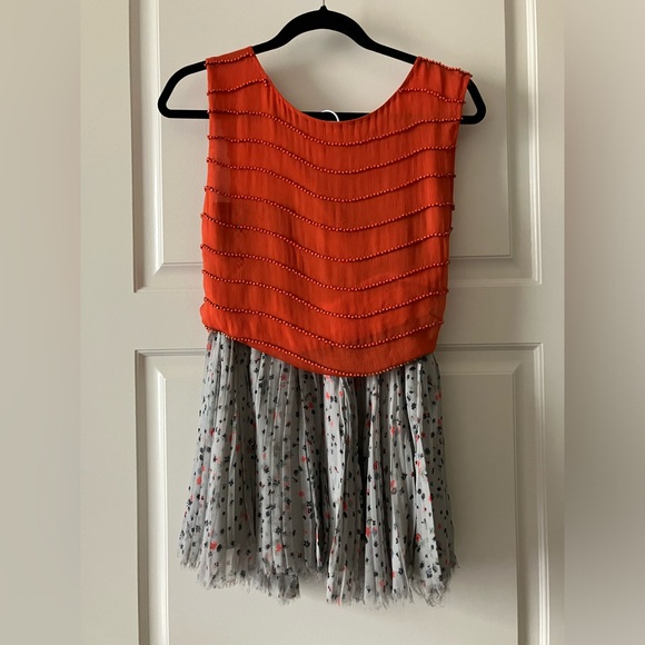 Alice + Olivia Orange Bead Top - Picture 2 of 6